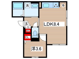 嵯峨フローリッシュの物件間取画像